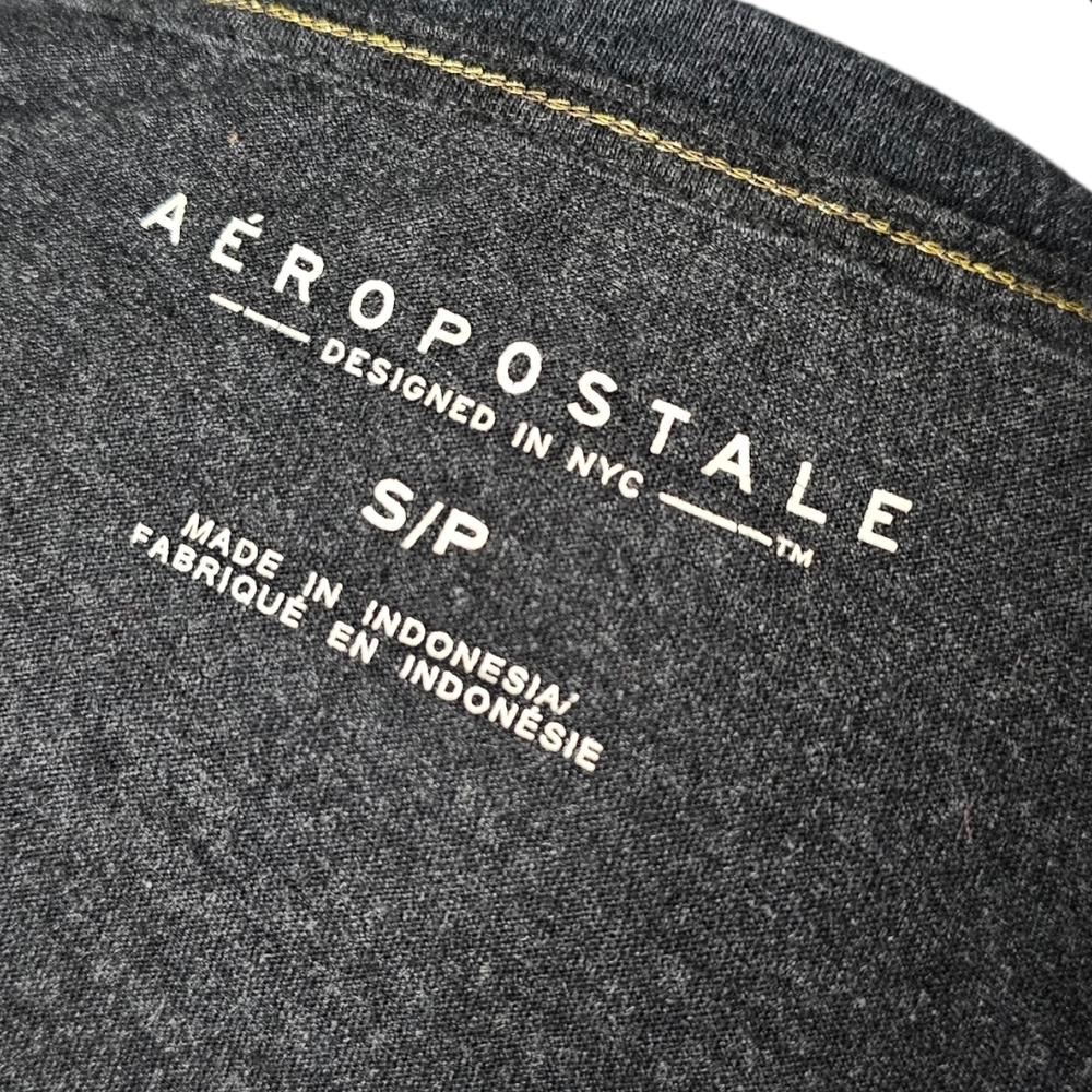 Aeropostale Charcoal Tee with Gold Lettering - Picture 4 of 5